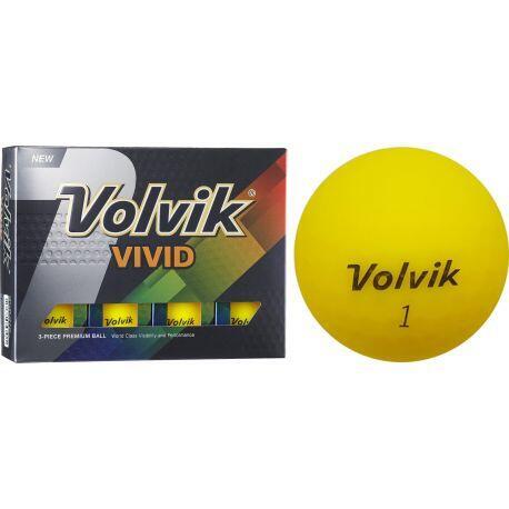 VOLVIK Balles De Golf  Vivid  Jaune Jaune Clair