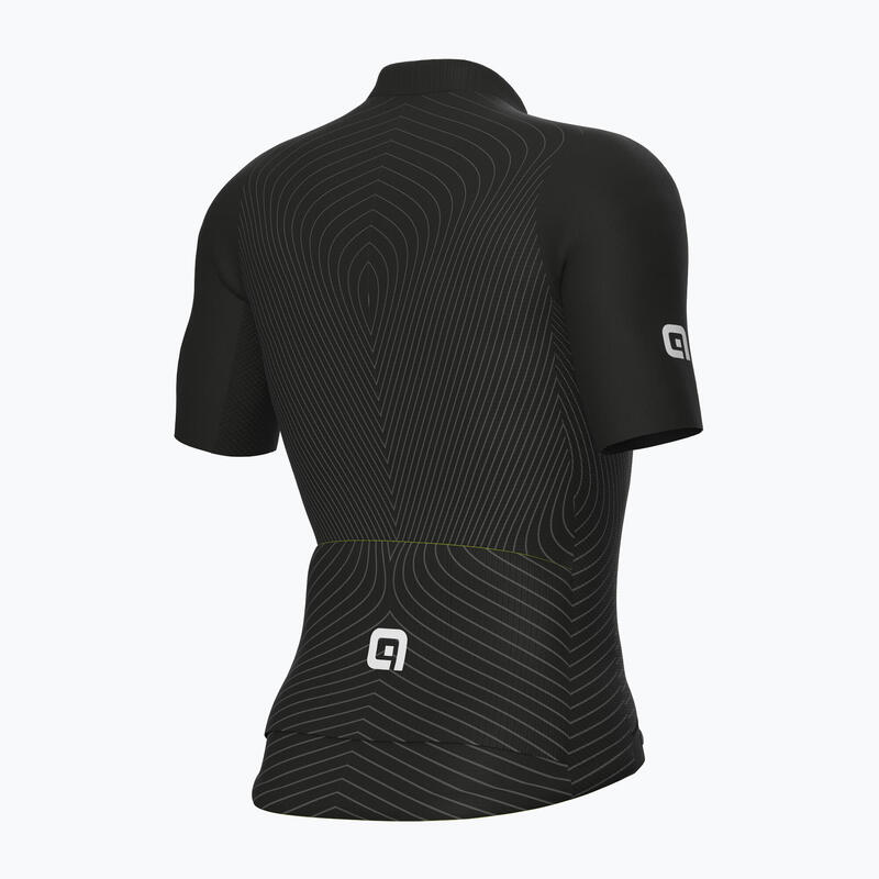 Maillot Manches Courtes Alé Zig Zag Noir