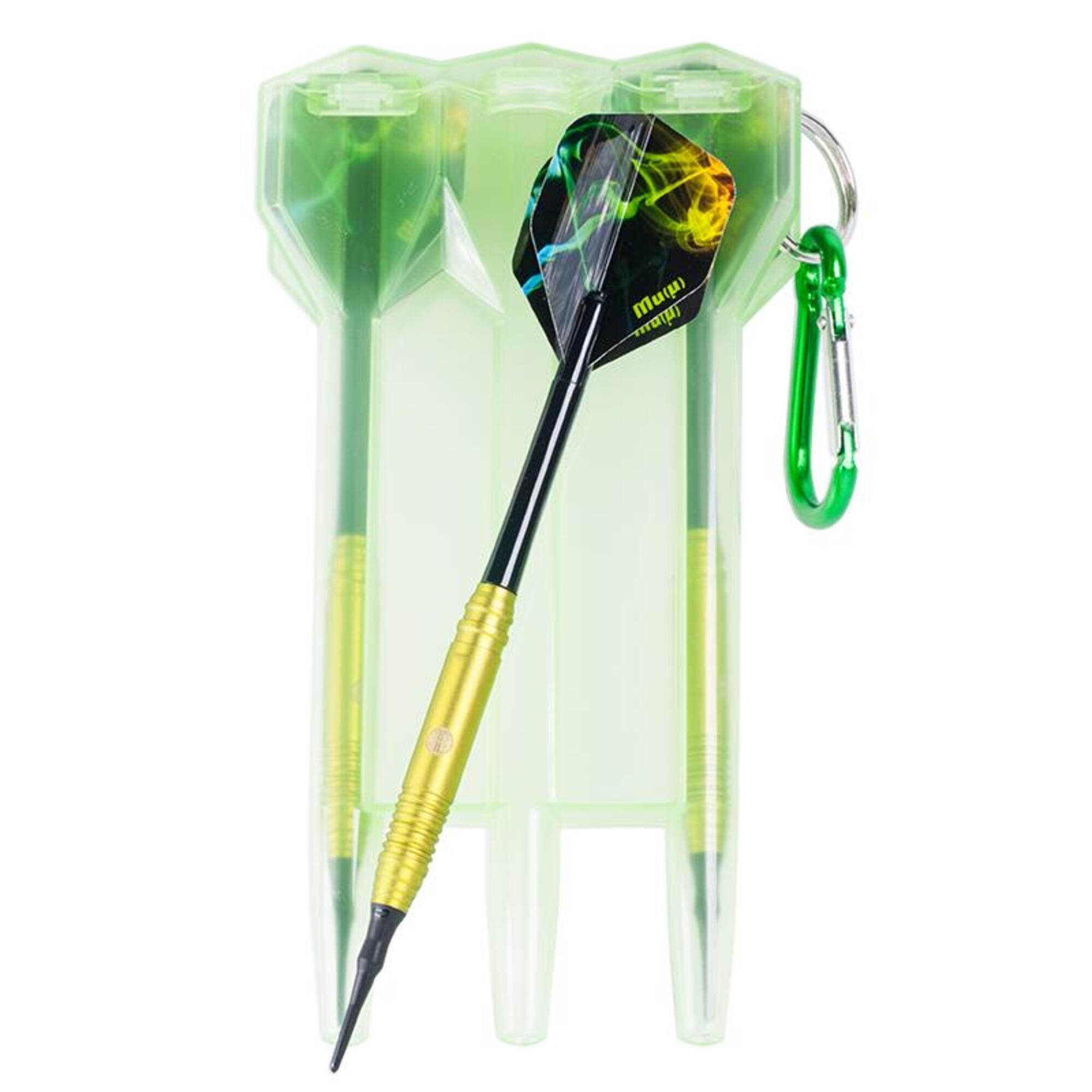NON-SLIP 03 Darts Set with case - Lime