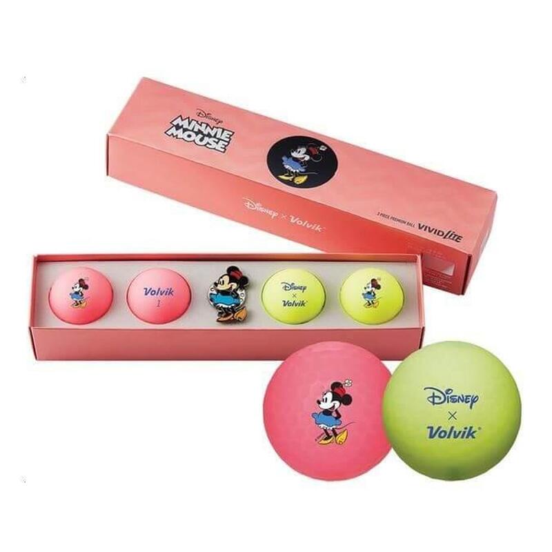 VOLVIK Balles De Golf Coffret cadeau Minnie Mouse de  Lite multicolore