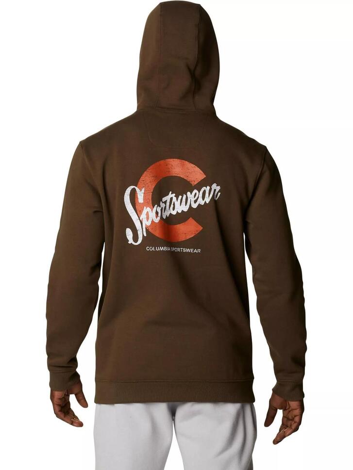 Bluza turystyczna męska Columbia Csc Basic Logo II Hoodie z kapturem