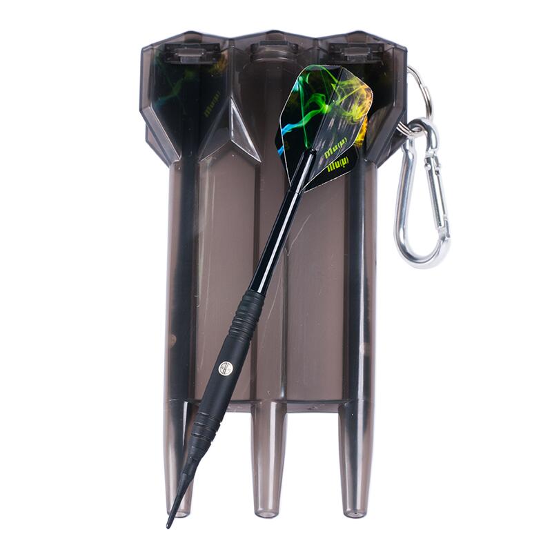 NON-SLIP 01 Darts Set with case - Black
