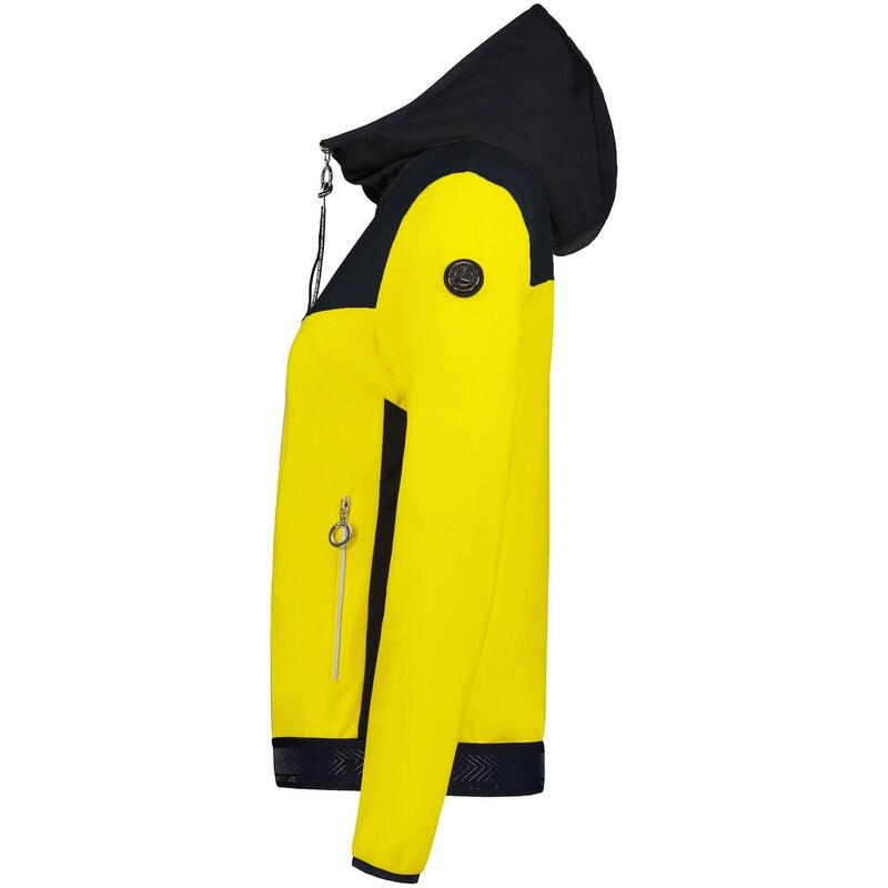 Luhta Honkasuo női kapucnis pulóver - sárga