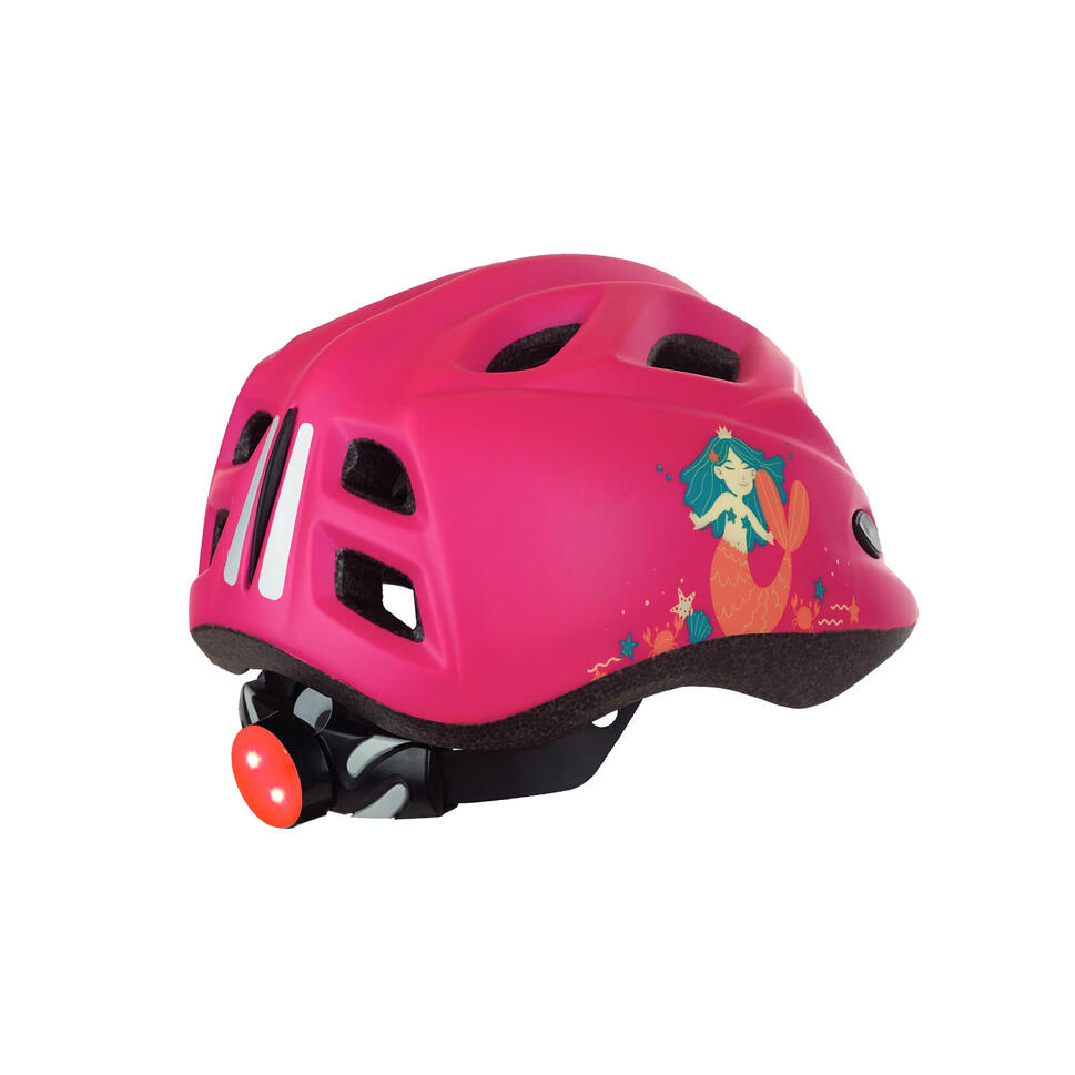 Kask rowerowy dla dzieci Mermaid LED