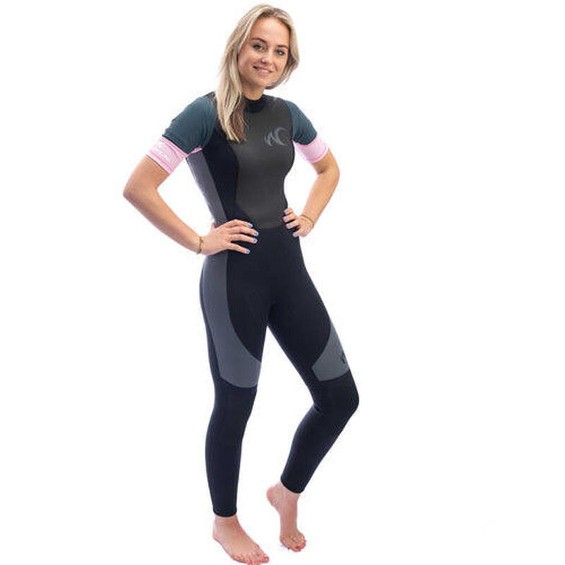 Sydney Wetsuit for Sup Surf - Néoprène 3mm avec manches en Lycra - Femme