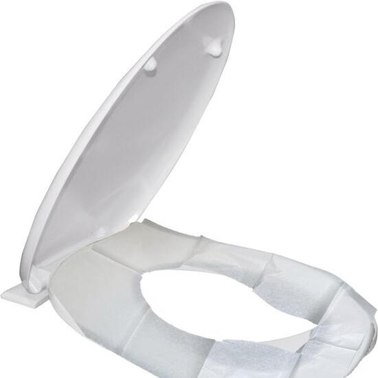 Einweg Toiletten Sitzbezug Hygiene Auflage für WC Spülbar Sauber