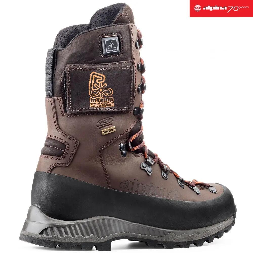 Herren - Jagdstiefel - beheizbar, wasserdicht - Alpina Hunter Heat - Braun 6/7