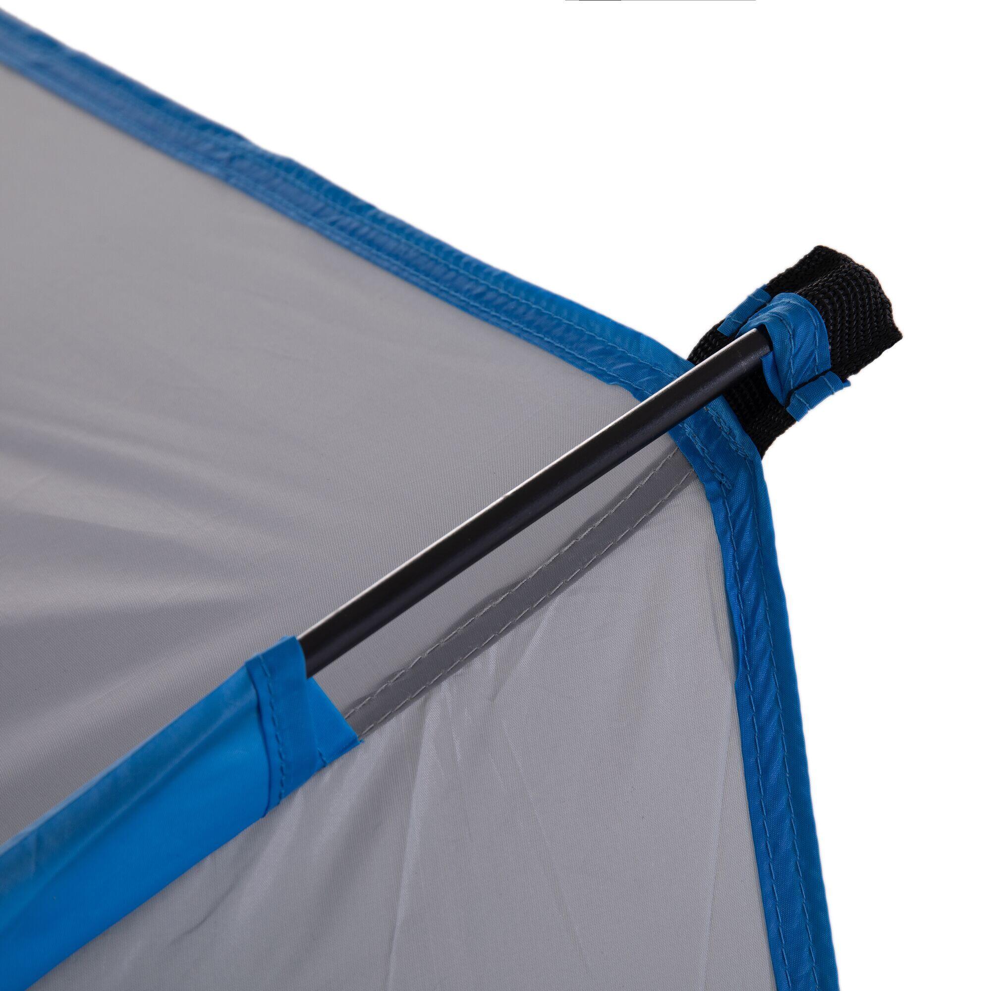 Tahiti Adults' Camping Beach Shelter - Oxford Blue Seal Grey 3/7