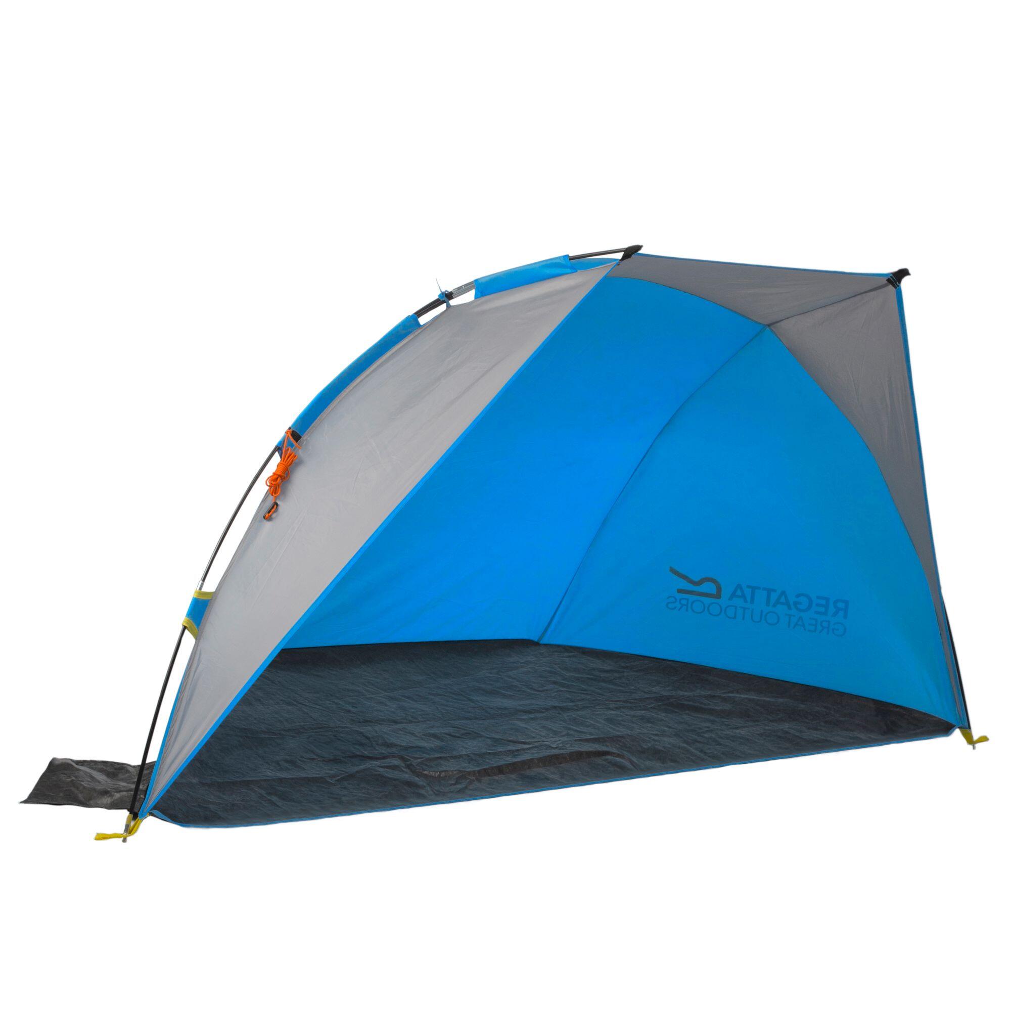 Tahiti Adults' Camping Beach Shelter - Oxford Blue Seal Grey 1/7