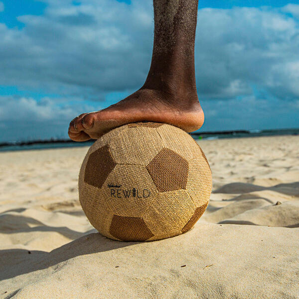 Ballon de football - Waboba- Fabriqué à partir de la plante de jute