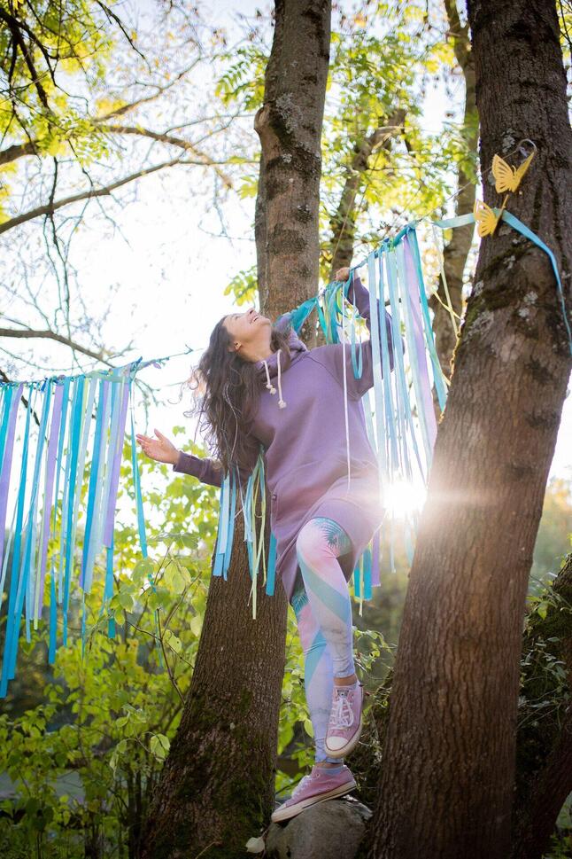 Bluza sportowa z kapturem damska DEEP TRIP Luzak