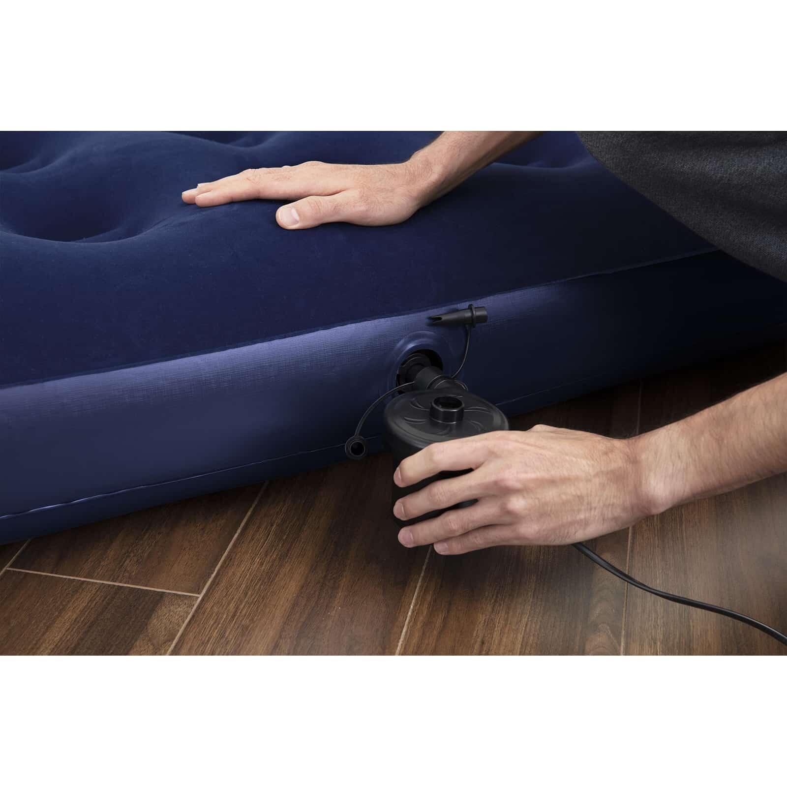 Colchão inflável da Bestway dupla 191x137x22 cm com inflador elétrico 3/5