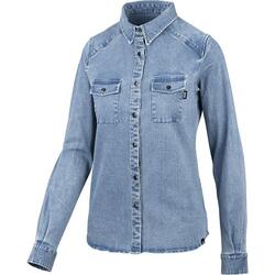 Camisa Carve Digger Organic Denim Mujer - Azul Lavado