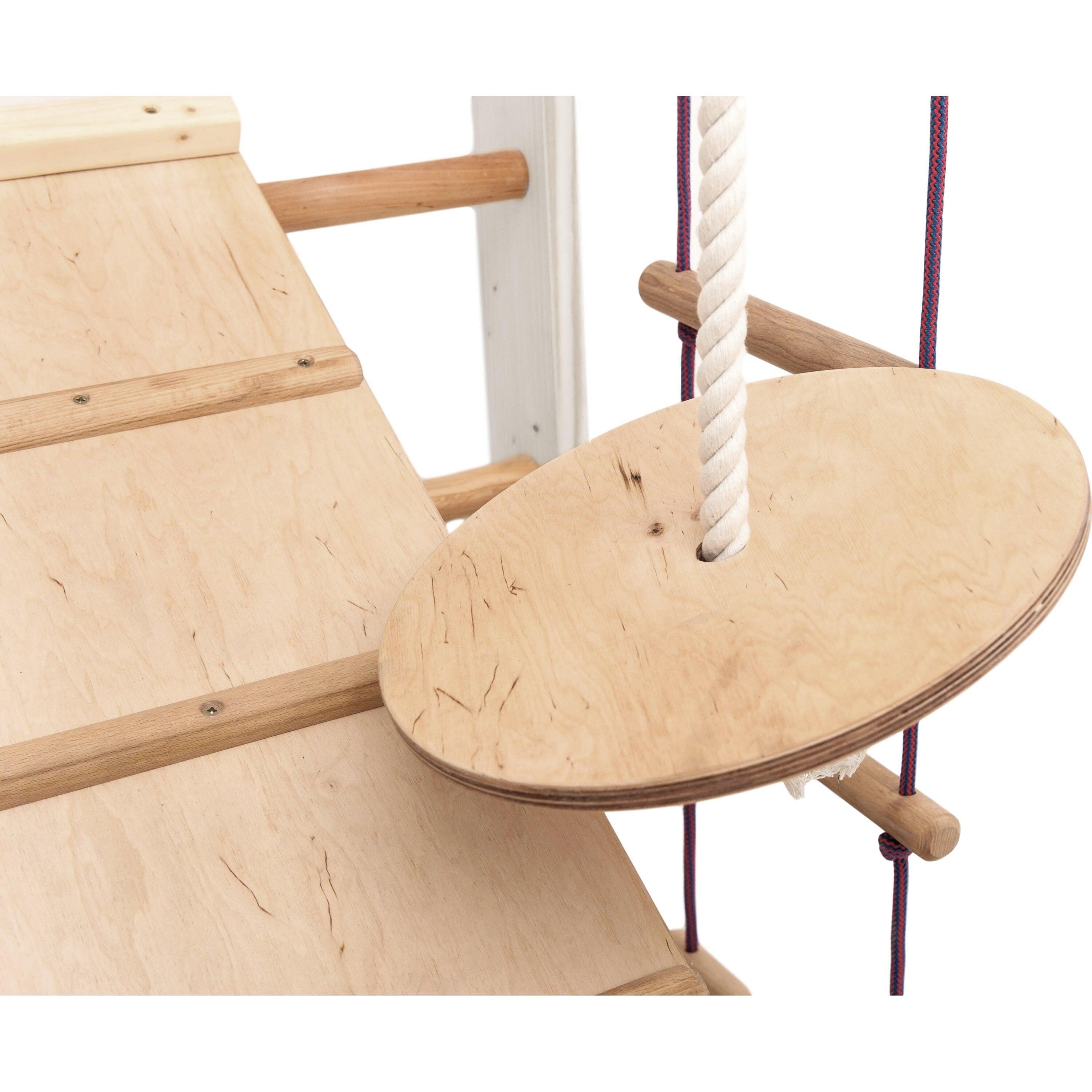 Mur d'escalade pour enfants - Structure intérieure en bois (blanc Sport 2) 5/6