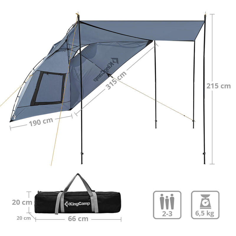 QHYTL SUV-Zelt Auto-Kofferraum-Zelt Regenfestes Auto-Überdachung Tragbares  Wohnmobil-Anhänger-Zelt für Strand-SUV-Camping-Außen-Auto-Zelte für Camping  : : Sport & Freizeit