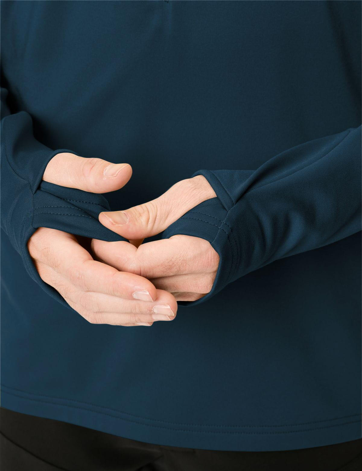 Livigno Halfzip II Pull en laine polaire - Dark Sea 6/7