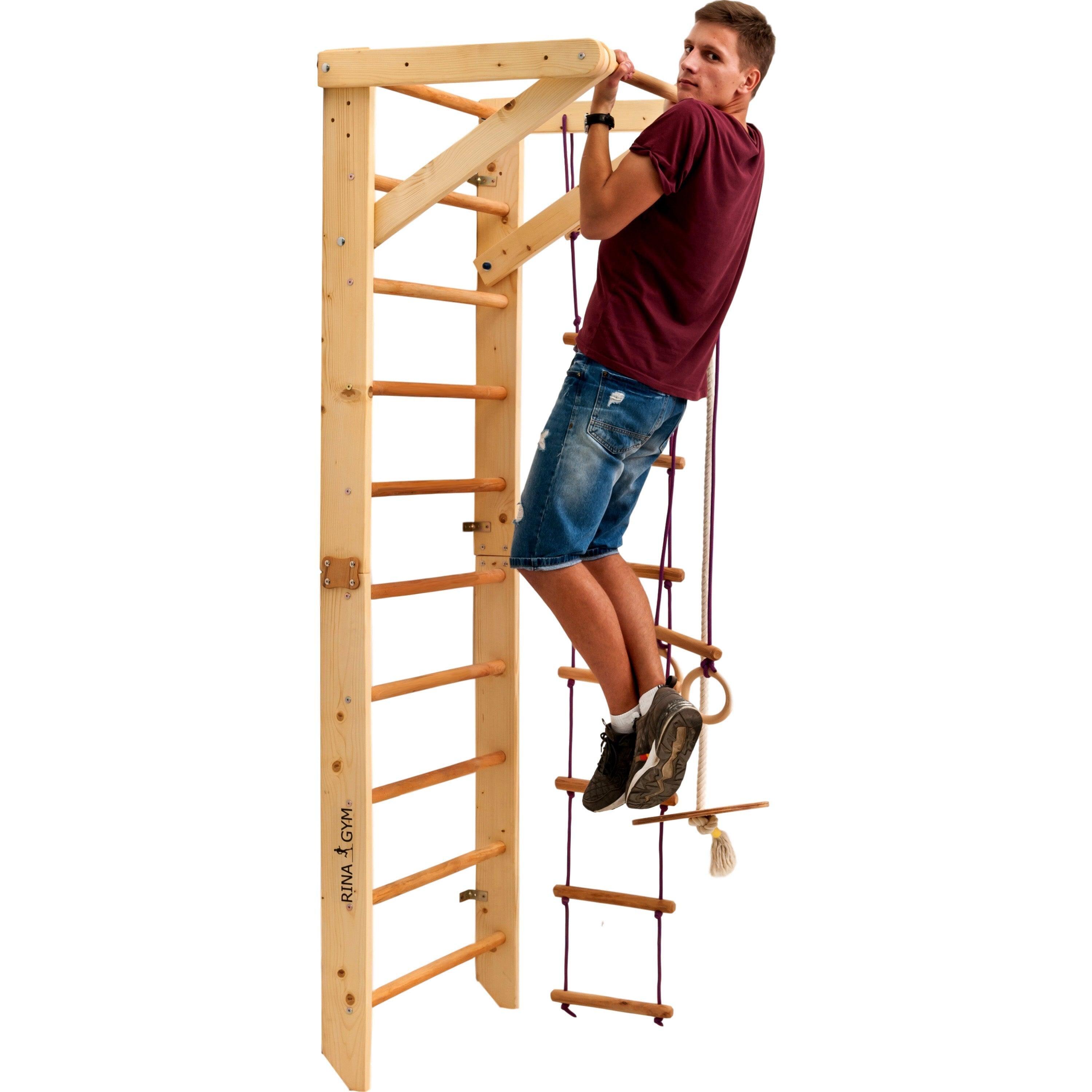 Parede de escalada para crianças - estrutura indoor (esportiva 2)