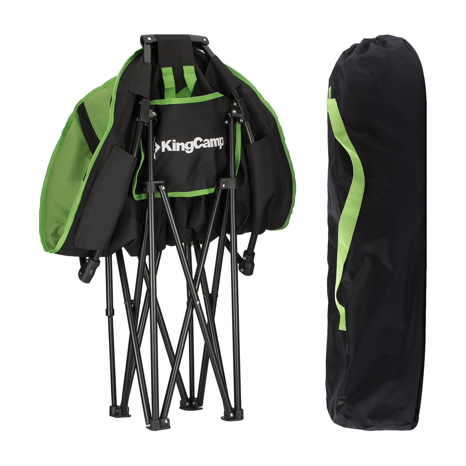 Sedia da Campeggio MoonChair L pieghevole pesca giardino Outdoor 120kg 3/7