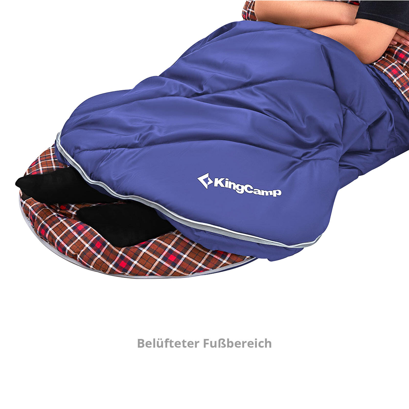 Sac de couchage d'hiver Freespace 250 large coton 12°C 5/5