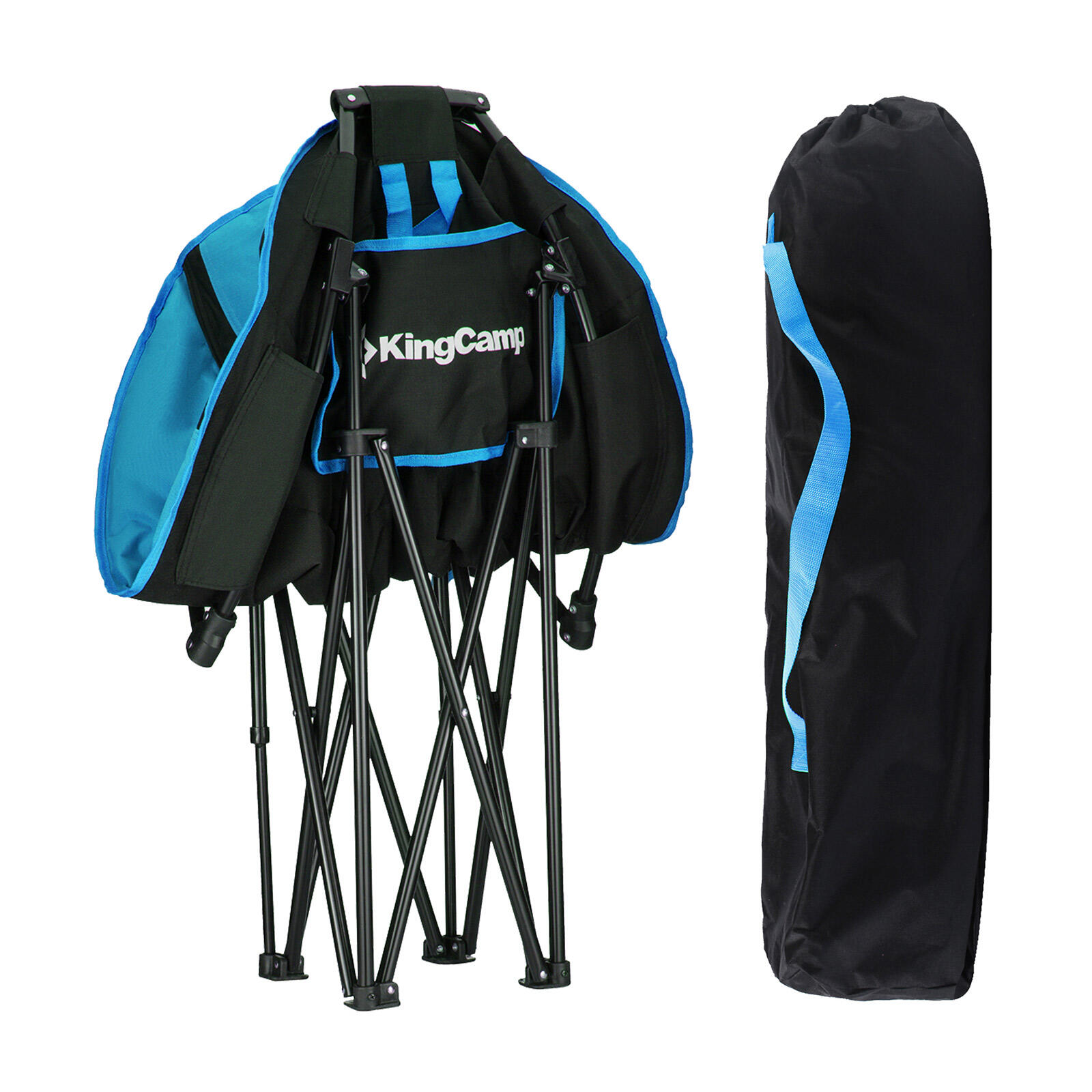 Sedia da Campeggio MoonChair L pieghevole pesca giardino Outdoor 120kg 3/7