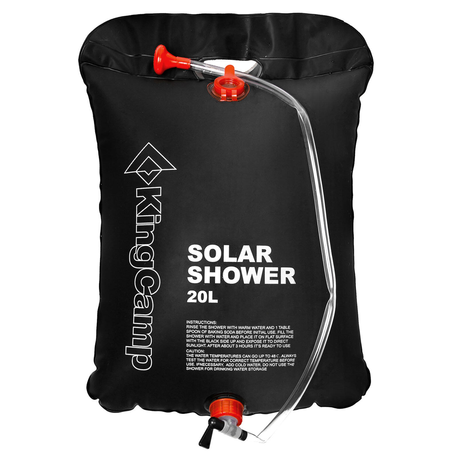 Kingcamp - 20 L Douche Solaire Camping Outdoor Shower Solar - Douche - Noir - Taille Unique - Decathlon