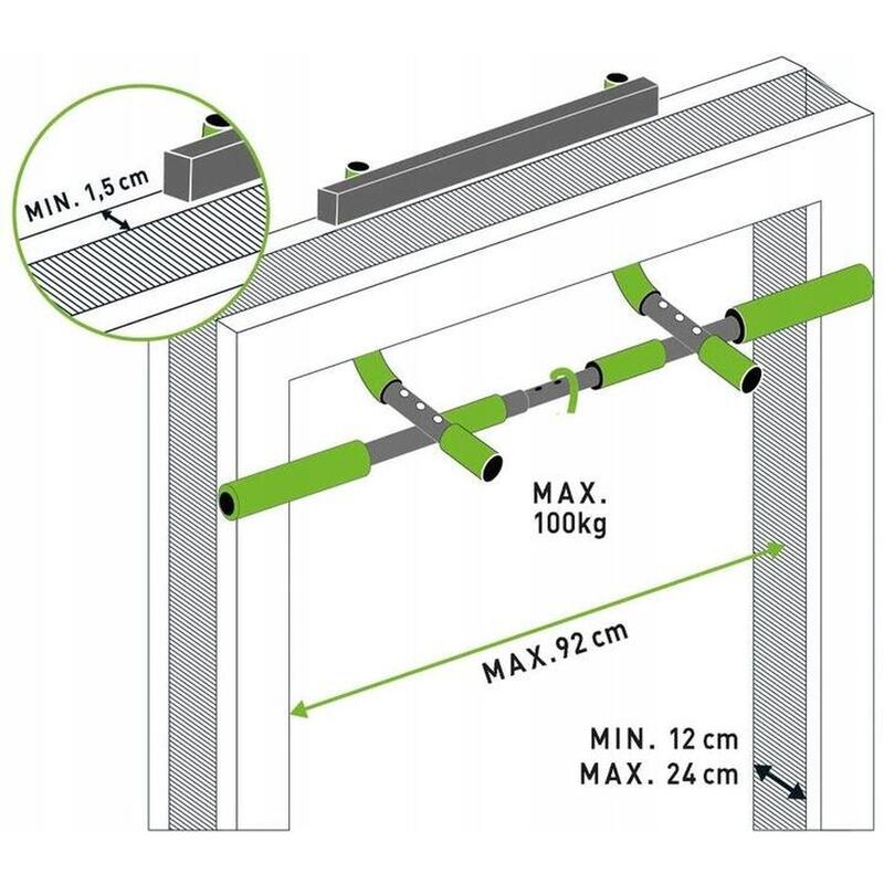 Schildkrot Door Rack Klimmzugstange