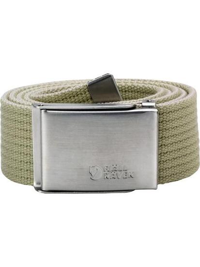 Cinturón Negro Fjallraven Canvas Belt Black de Lona Ajustable