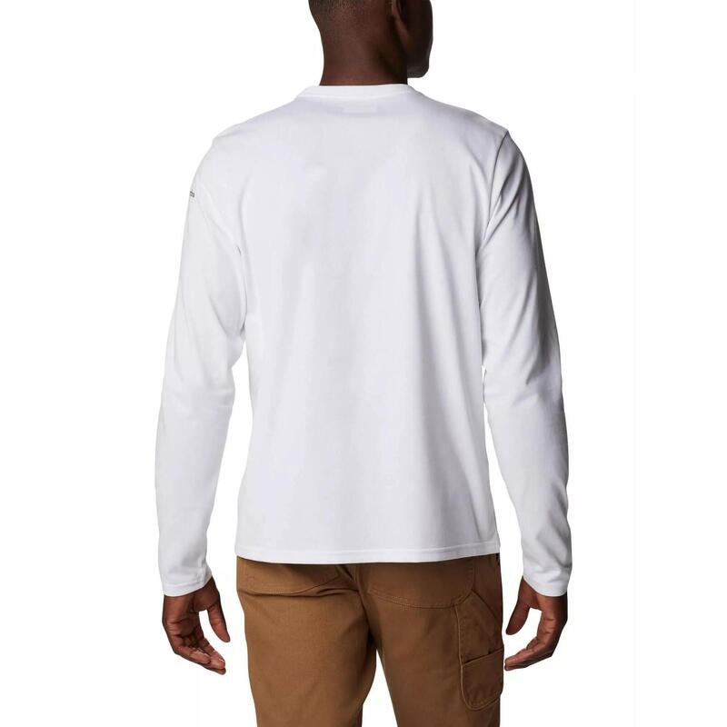 Koszulka sportowa z długim rękawem Csc Alpine Way II LS Tee - biały