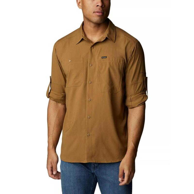 Camasa de drumetie Silver Ridge Utility Lite Long Sleeve Shirt - maro barbati