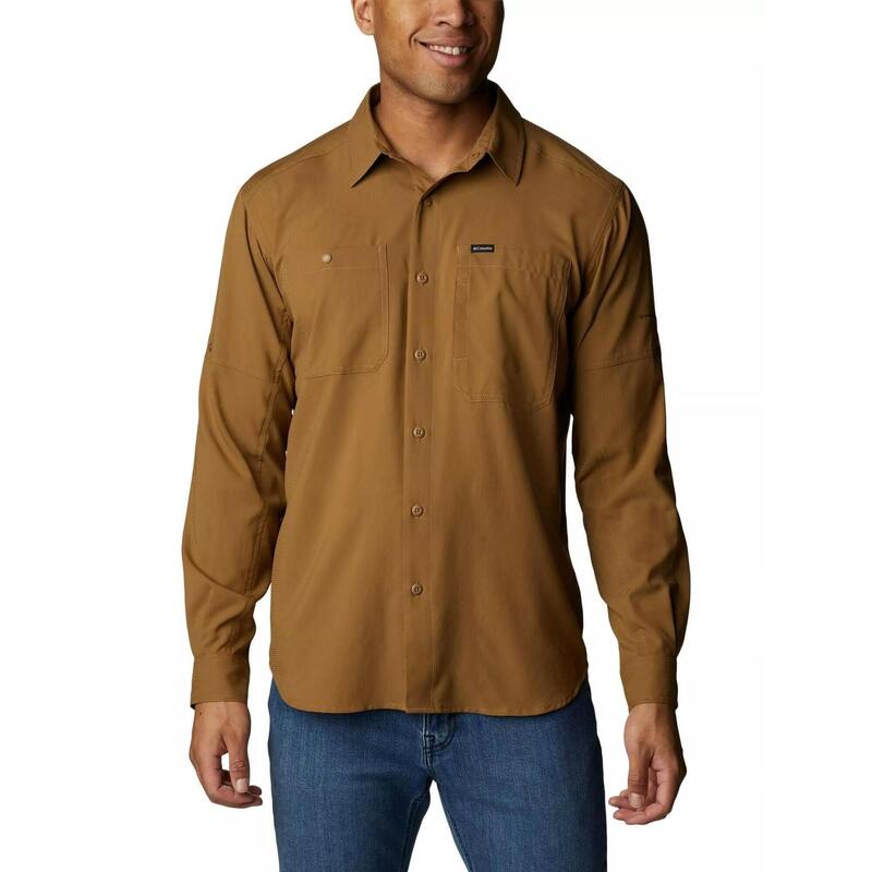 Camasa de drumetie Silver Ridge Utility Lite Long Sleeve Shirt - maro barbati