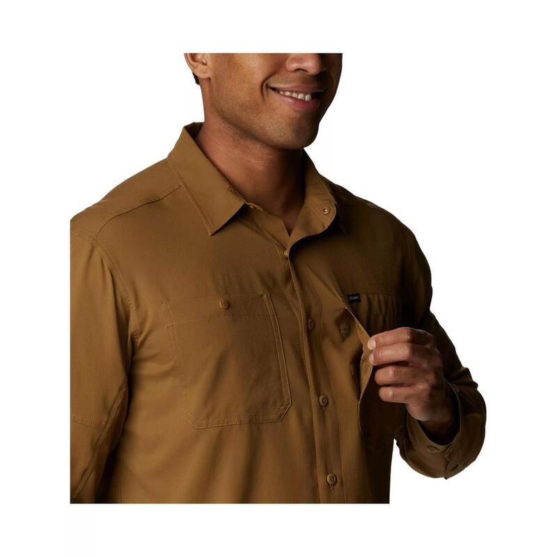 Wanderhemd Silver Ridge Utility Lite Long Sleeve Shirt Herren - braun