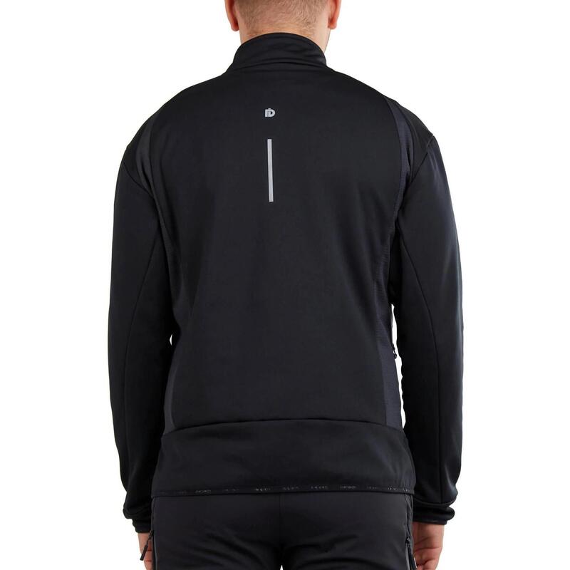 Fleecepullover Rauris Midlayer M Herren - Schwarz