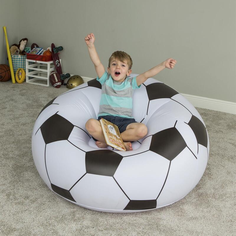 Puff Hinchable Bestway Balón Fútbol 114x112x71 cm