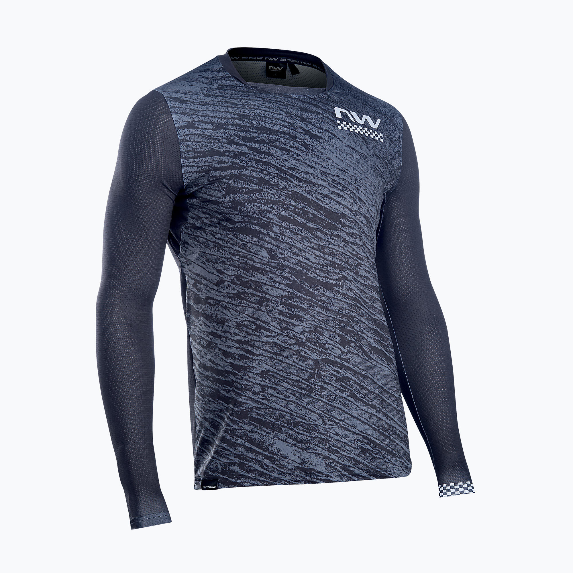 Maillot Northwave Bond manga larga negro 3/3