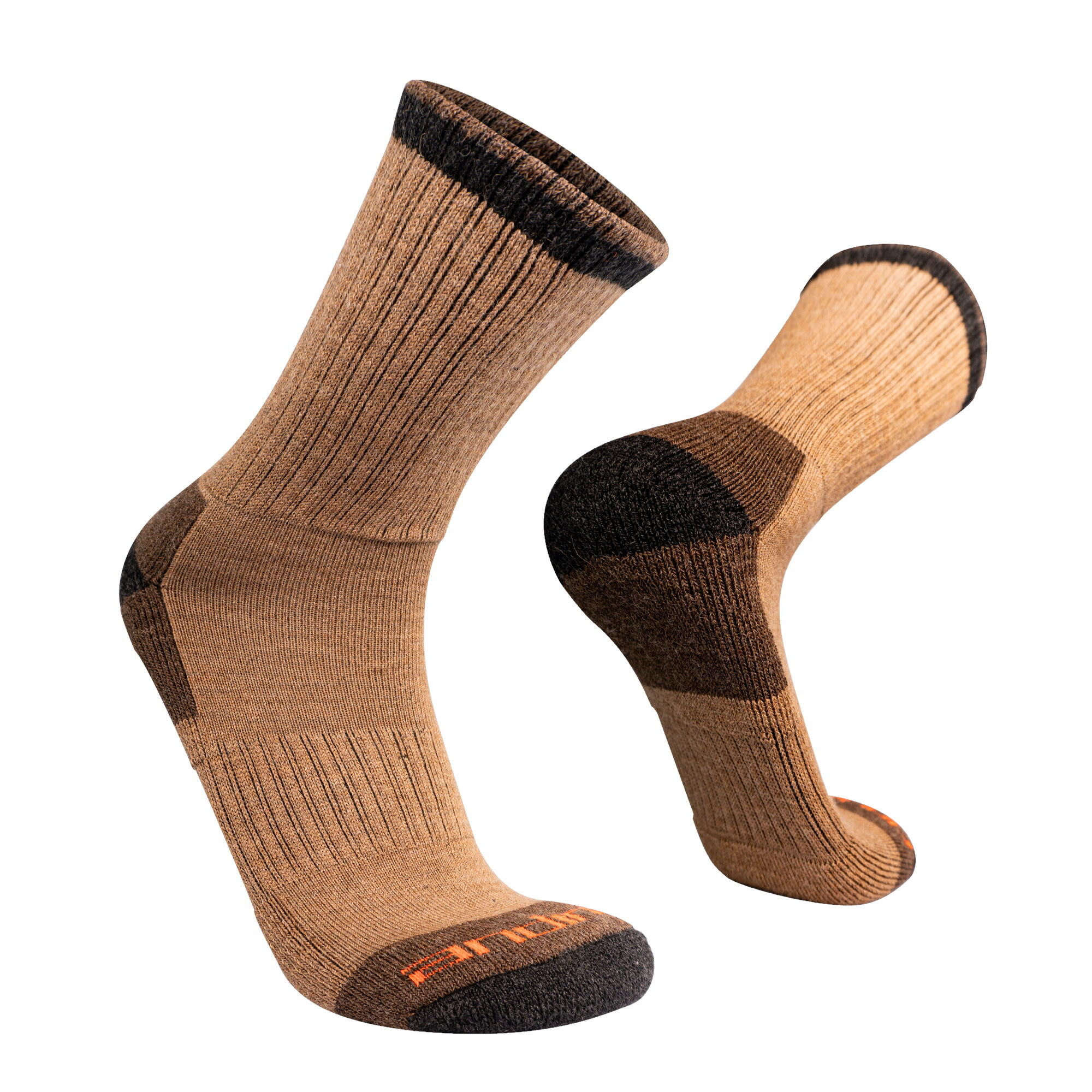ANDINA OUTDOORS Alpaca Merino Hiking Socks: CORDILLERA Padded Trekking Thermal Socks Unisex.