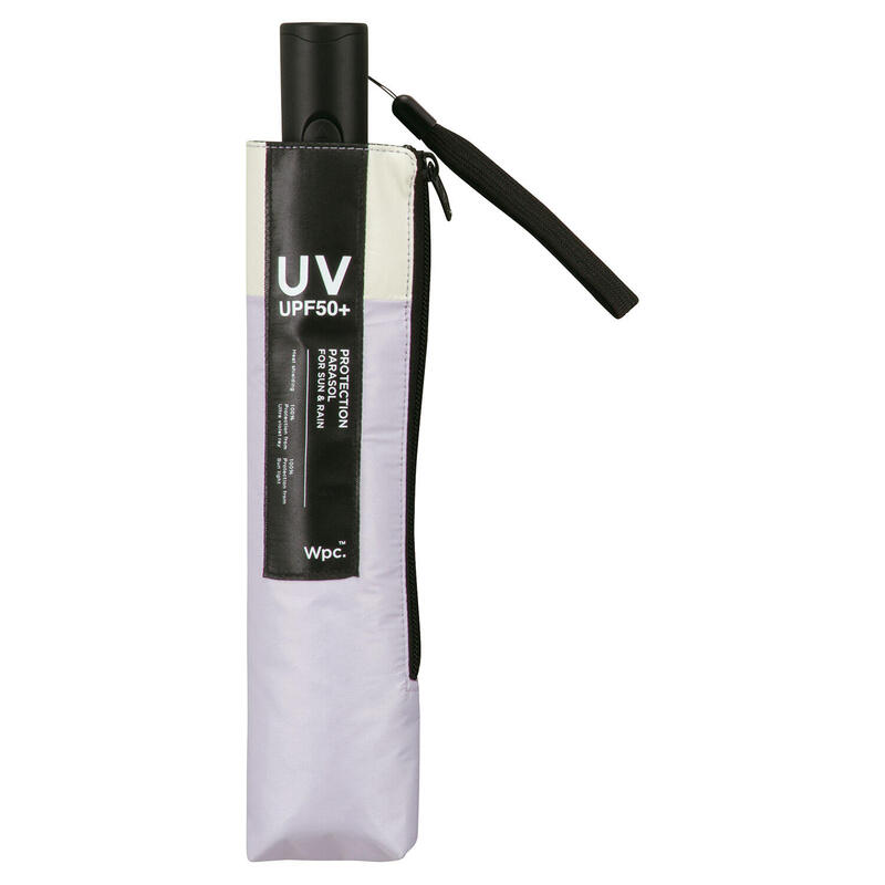 UV Protection Automatic Umbrella - Lavender, White