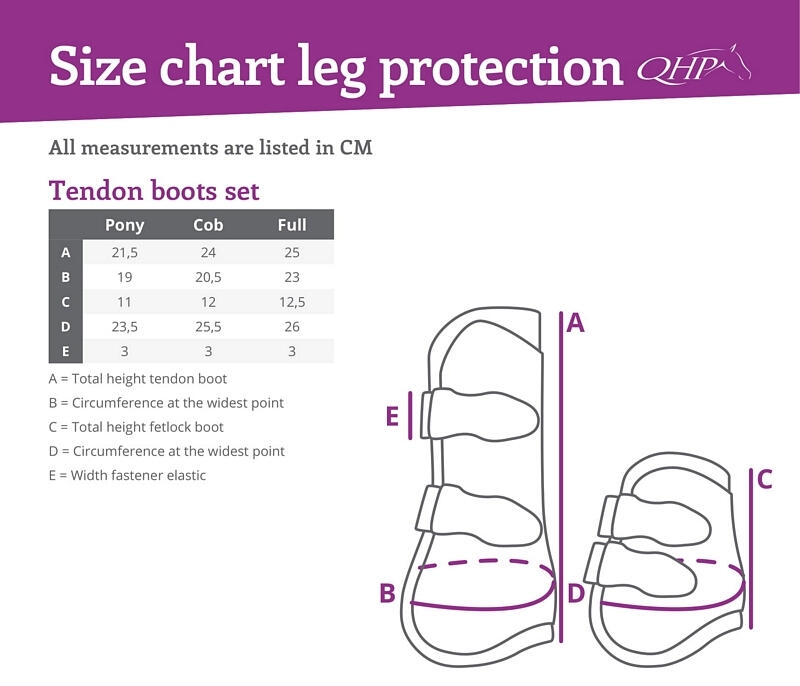 Front horse gaiter and open fetlock guard set QHP 4/4