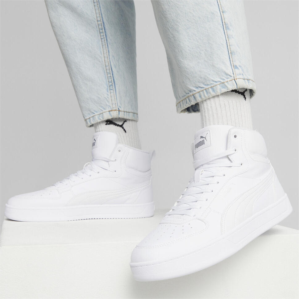 Sneakersy Caven 2.0 Mid PUMA White Silver Metallic