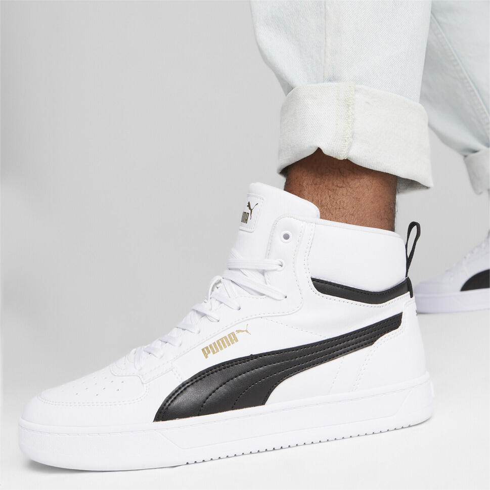 Sneakersy Caven 2.0 Mid PUMA White Black Gold