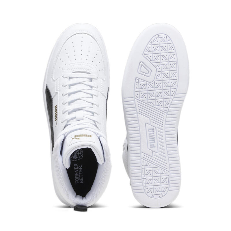 Caven 2.0 Mid Sneakers Erwachsene PUMA White Black Gold