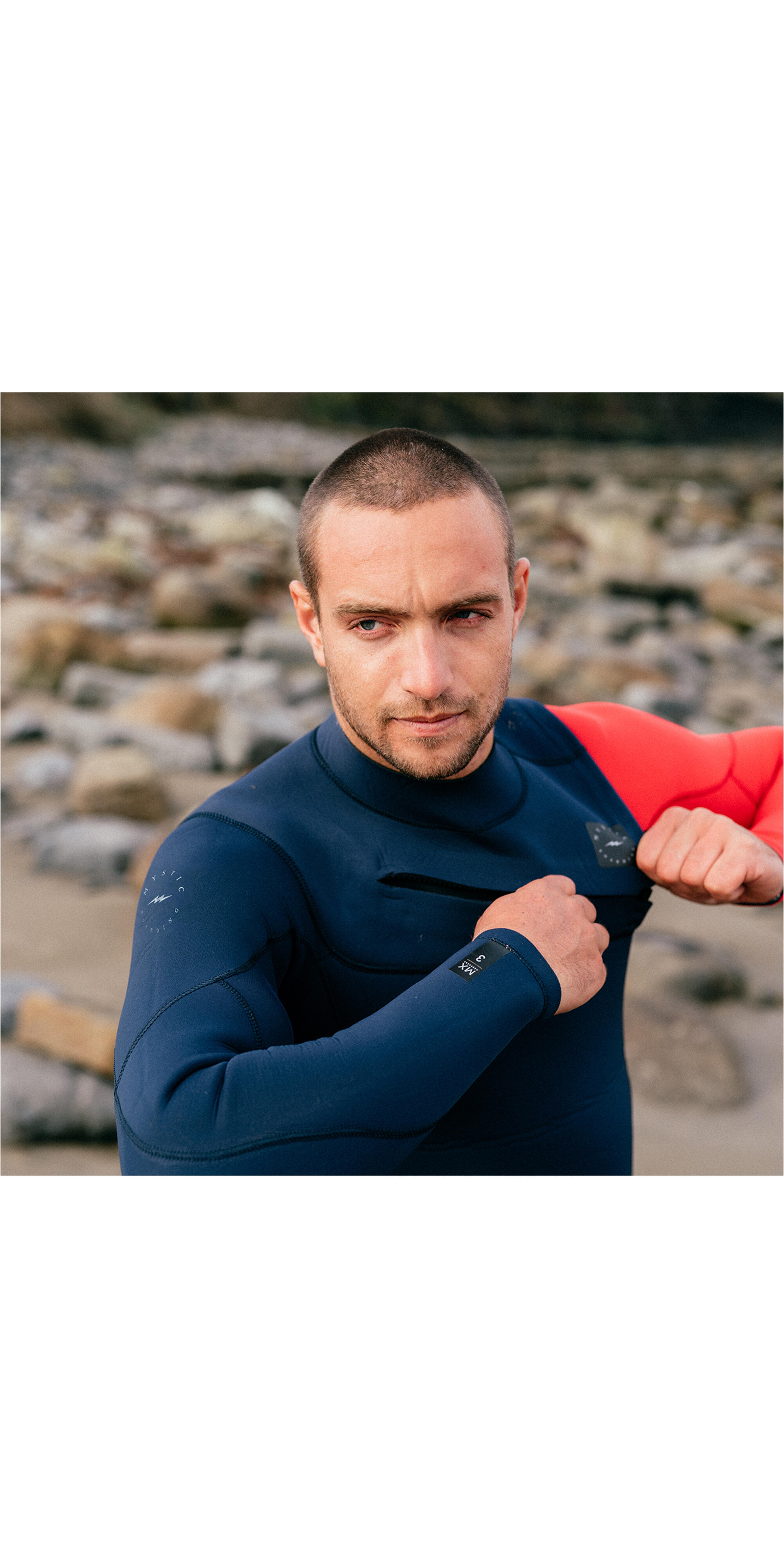 MYSTIC Marshall Wetsuit Donker Blauw 5/3mm Frontzip 6/6