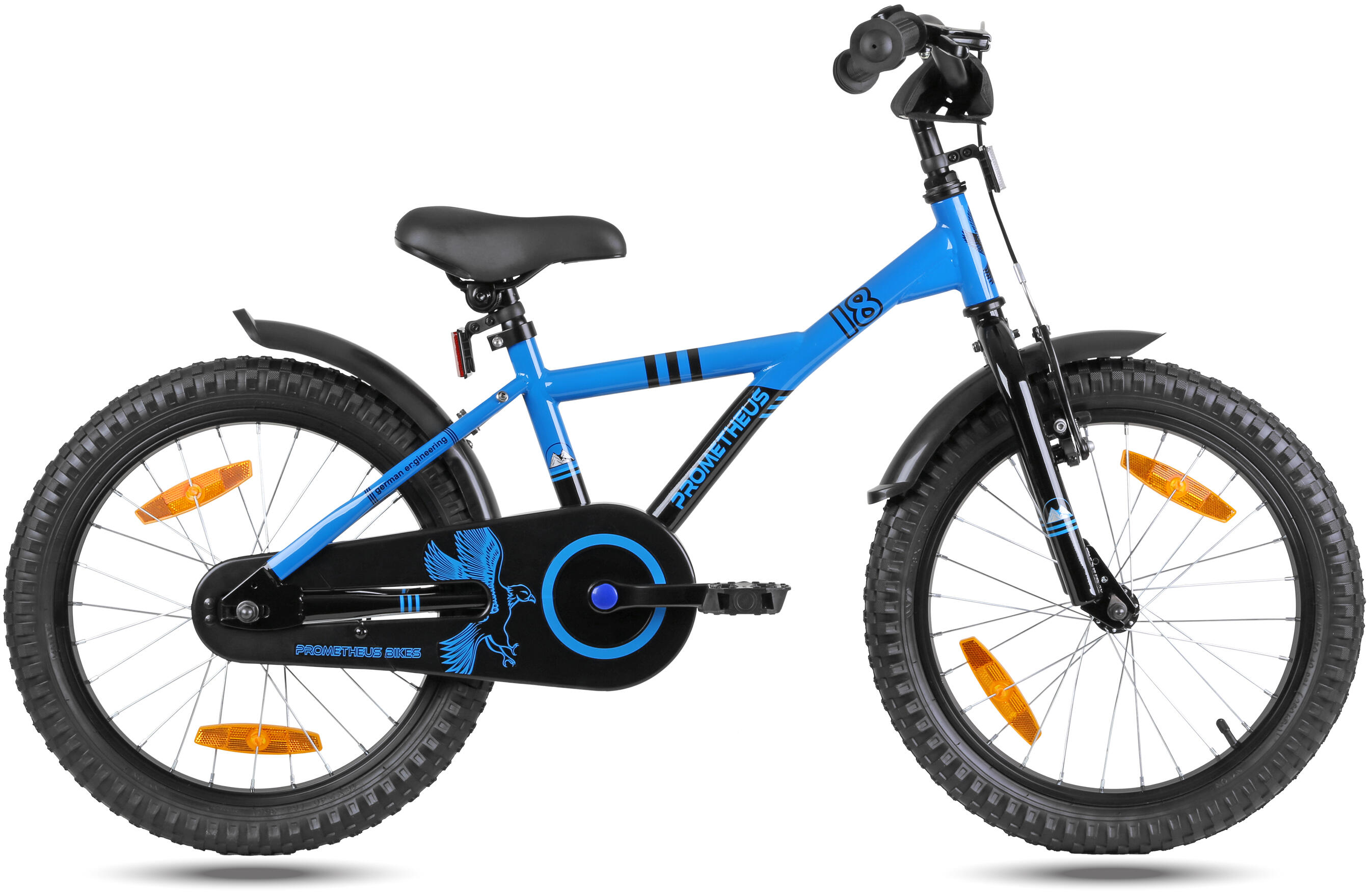 Kinderfiets 18 inch vanaf 5 -7 jaar fiets met terugtraprem en v-brake 6/8