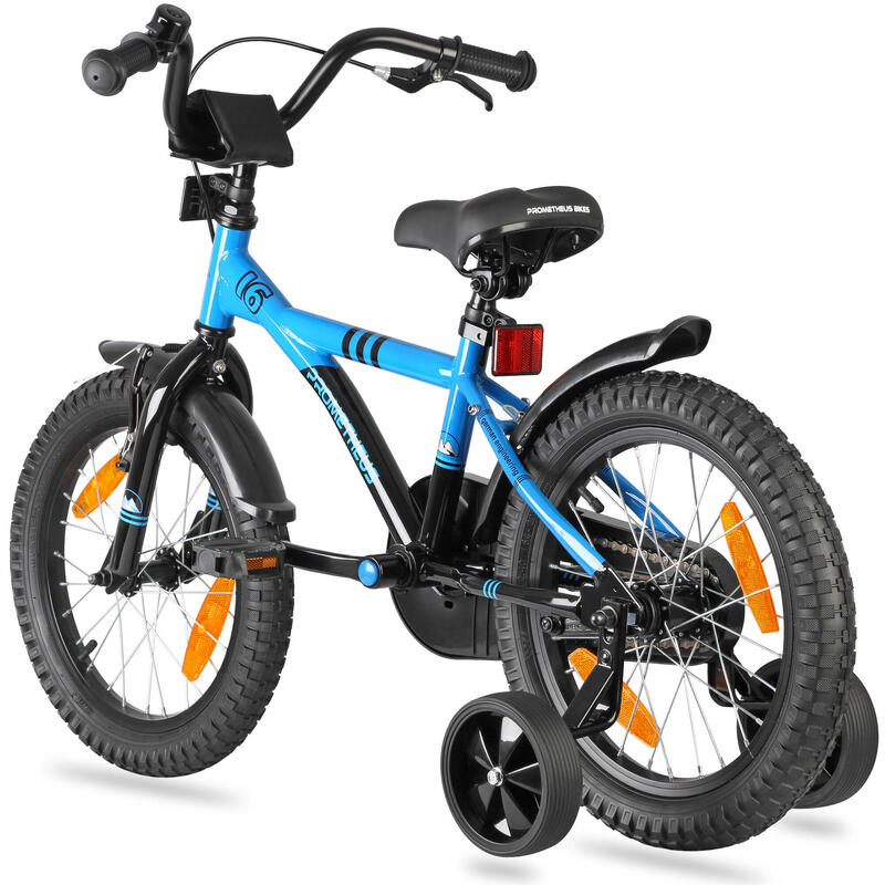 Kinderfiets 16 inch vanaf 4 -6 jaar fiets met terugtraprem en zijwieltjes