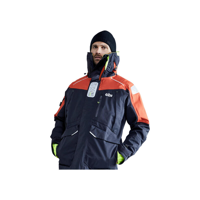 OS1 Ocean Sailing Jacket - Graphite / Orange