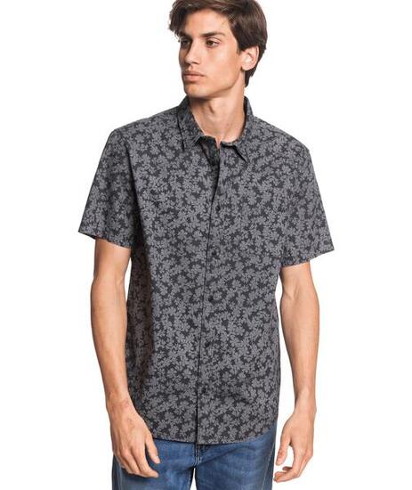 Quiksilver Herren Kurzarm Hemd Dots Flower