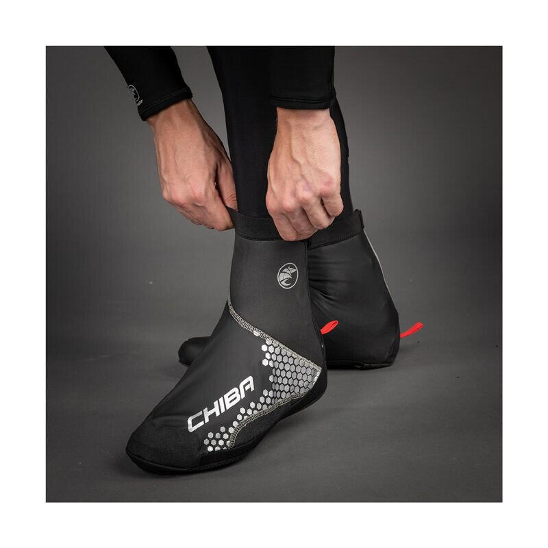Coppia di copriscarpe invernali impermeabili (zip + velcro) Chiba Coppia di copriscarpe invernali impermeabili (zip + velcro) Chiba