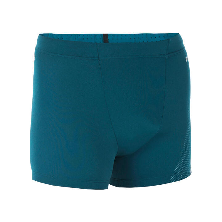 Refurbished Mens Swimming Trunks - Fiti - Lini Turquoise / Green - A Grade 1/7