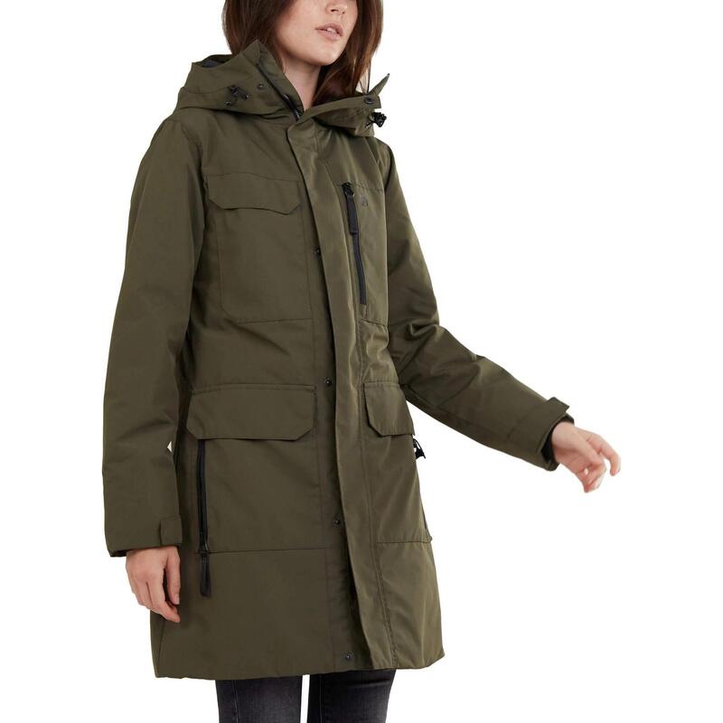 Jacheta de iarna Perilla Parka Jacket - oliv femei