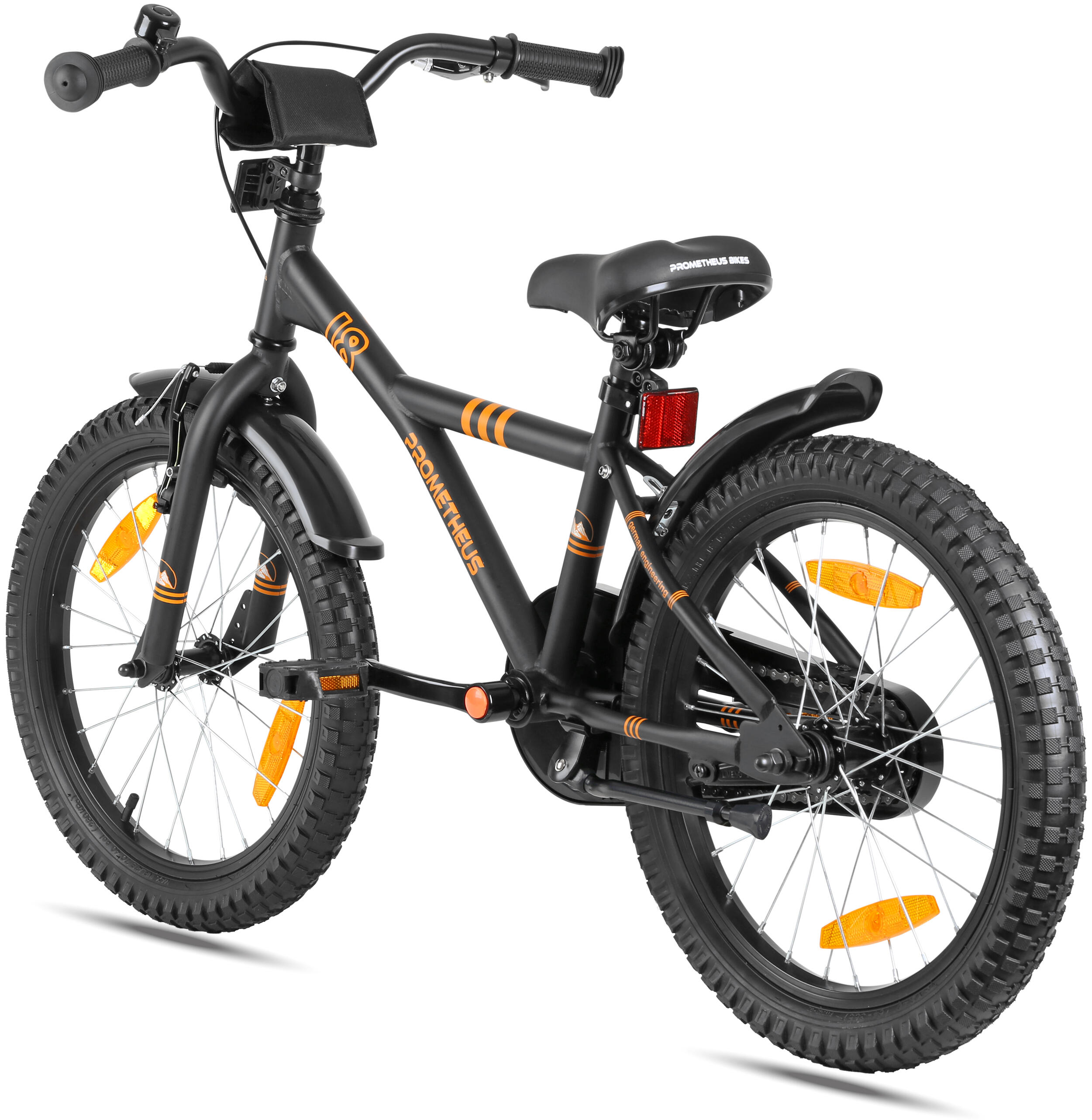 Bici bambini 18 pollici 5–6 anni con freno contropedale e V-Brake 4/8