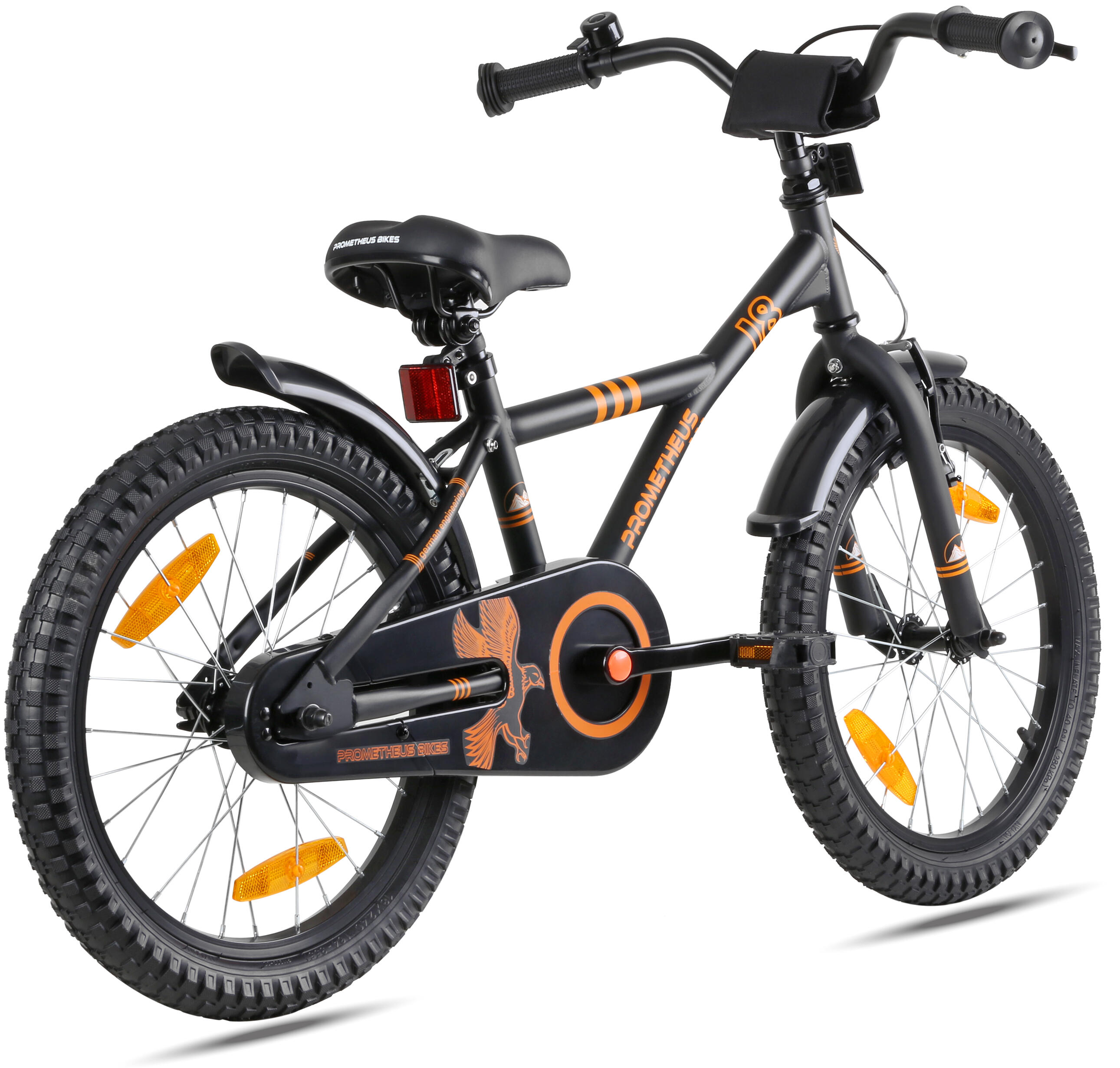Kinderfahrrad 18 Zoll ab 5-6 Jahre mit Rücktritt und V-Brake 3/6